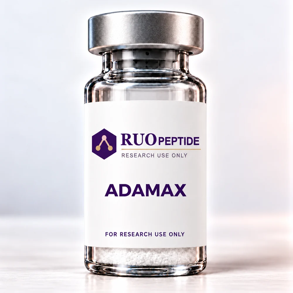ADAMAX packaging illustration. For research use only.