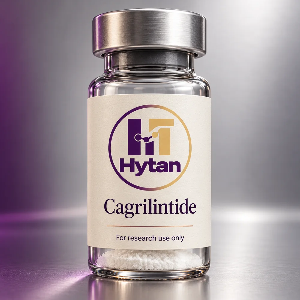 Cagrilintide packaging illustration. For research use only.