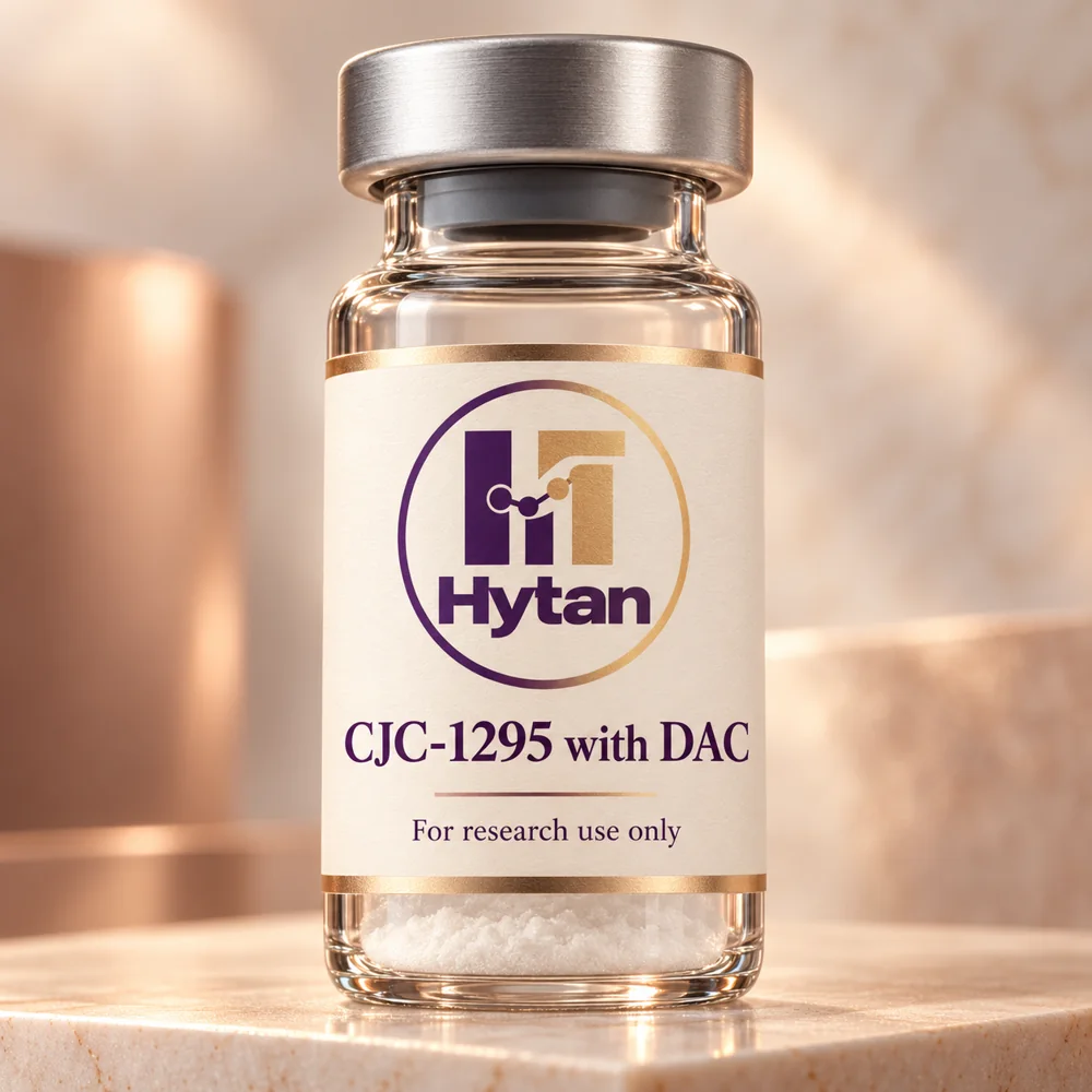 CJC-1295 with DAC packaging illustration. For research use only.