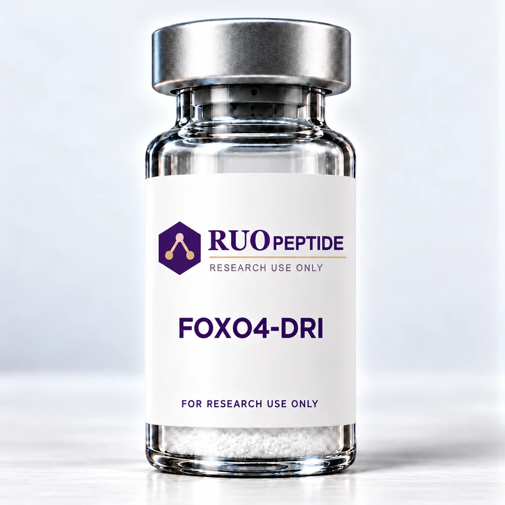 FOXO4-DRI packaging illustration. For research use only.